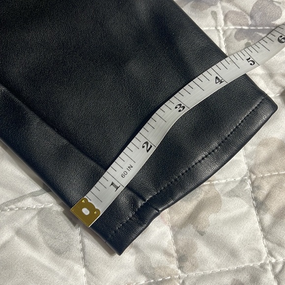 NWT Smoke Rise Red leather feel pants - Picture 11 of 11